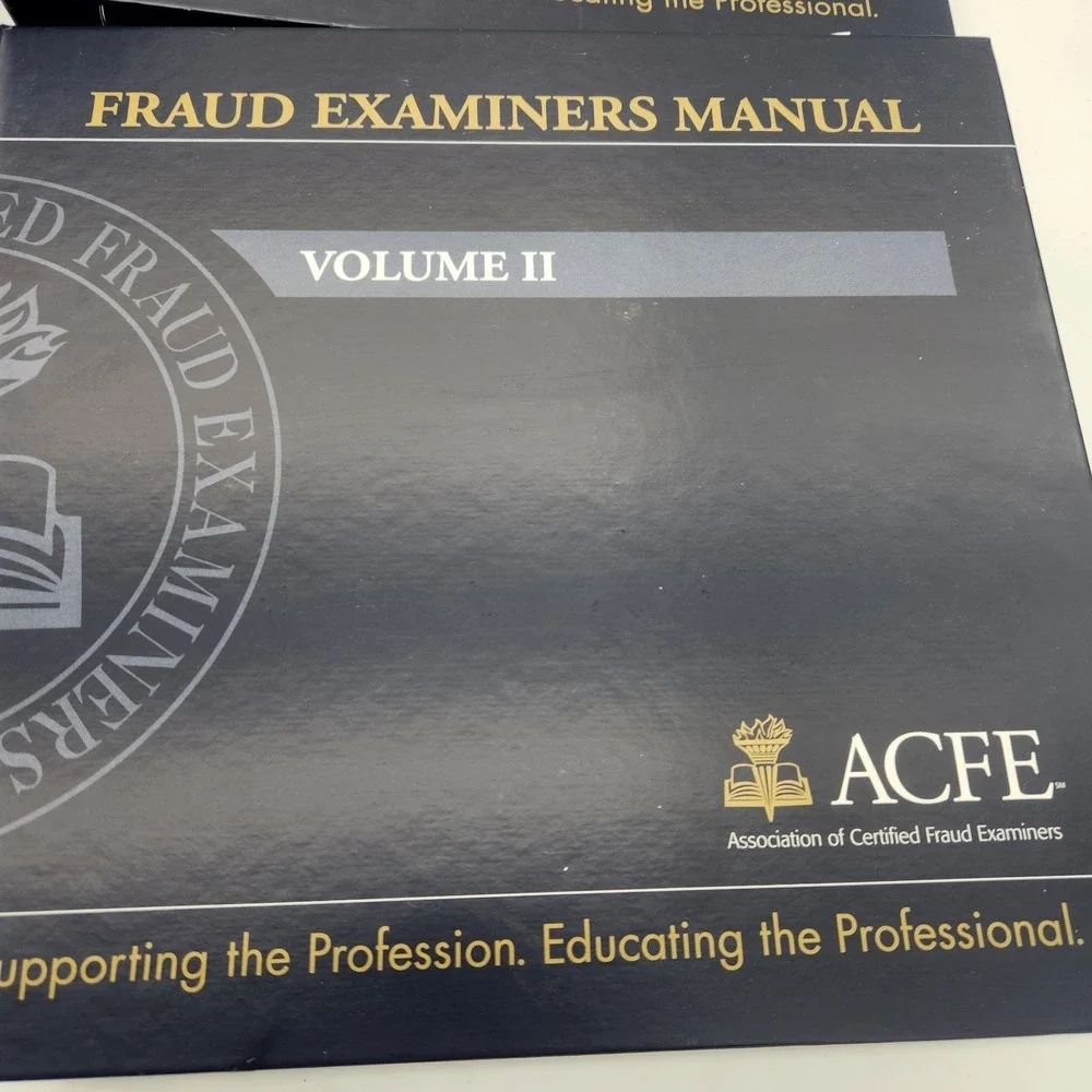 ACFE Fraud Examiner's Manuals Vols 1 & 2, 2008 Edition Fast Shipping